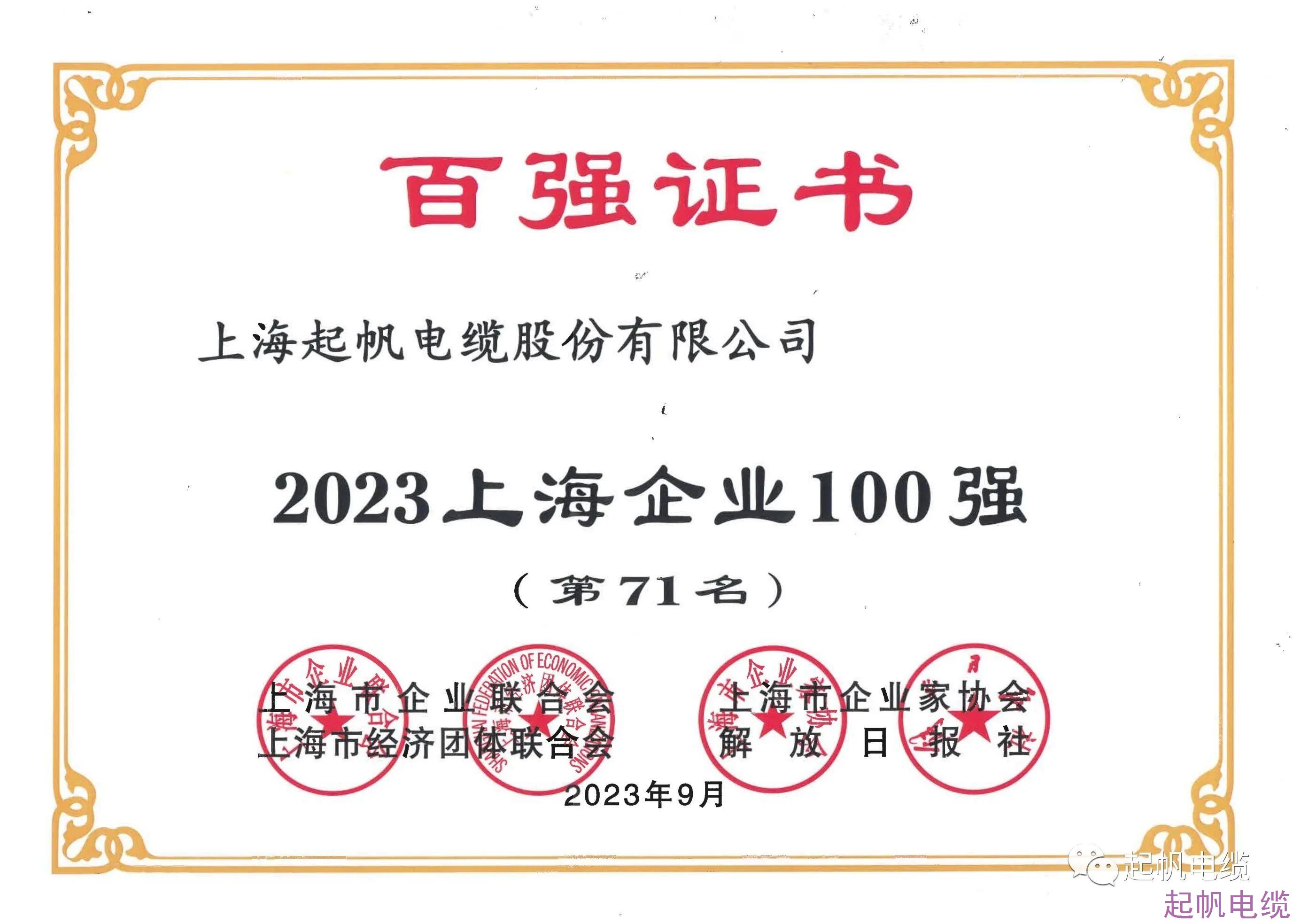 2023上海企业第71名