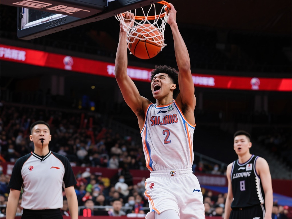 伊森突破史密斯底线暴扣，怒吼庆祝引发技术犯规