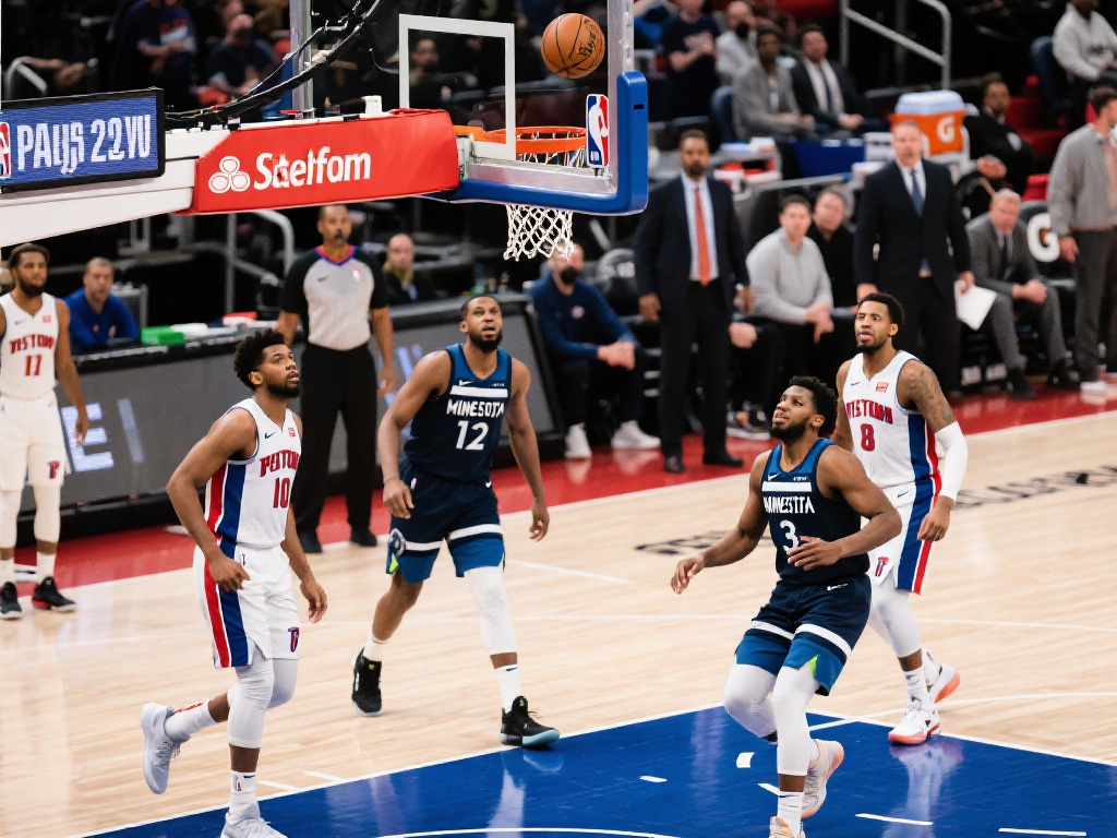 爱德华兹25+6力挽狂澜，森林狼逆转活塞，7人因冲突被逐