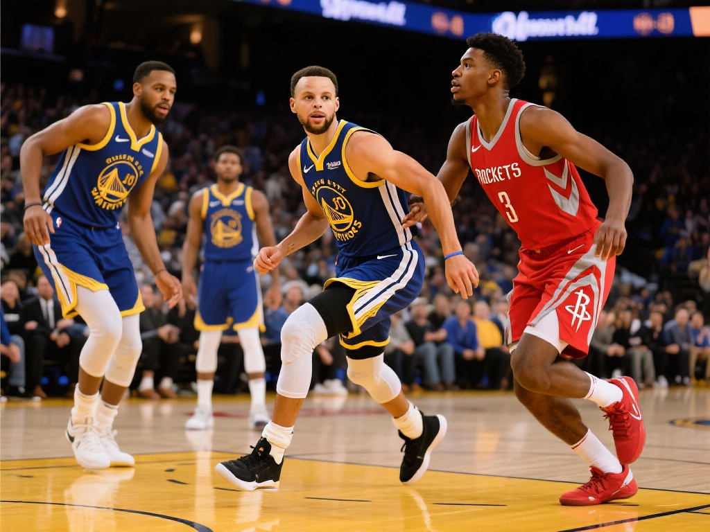 末节决胜 阿门反击三分惜败 火箭三节落后勇士8分