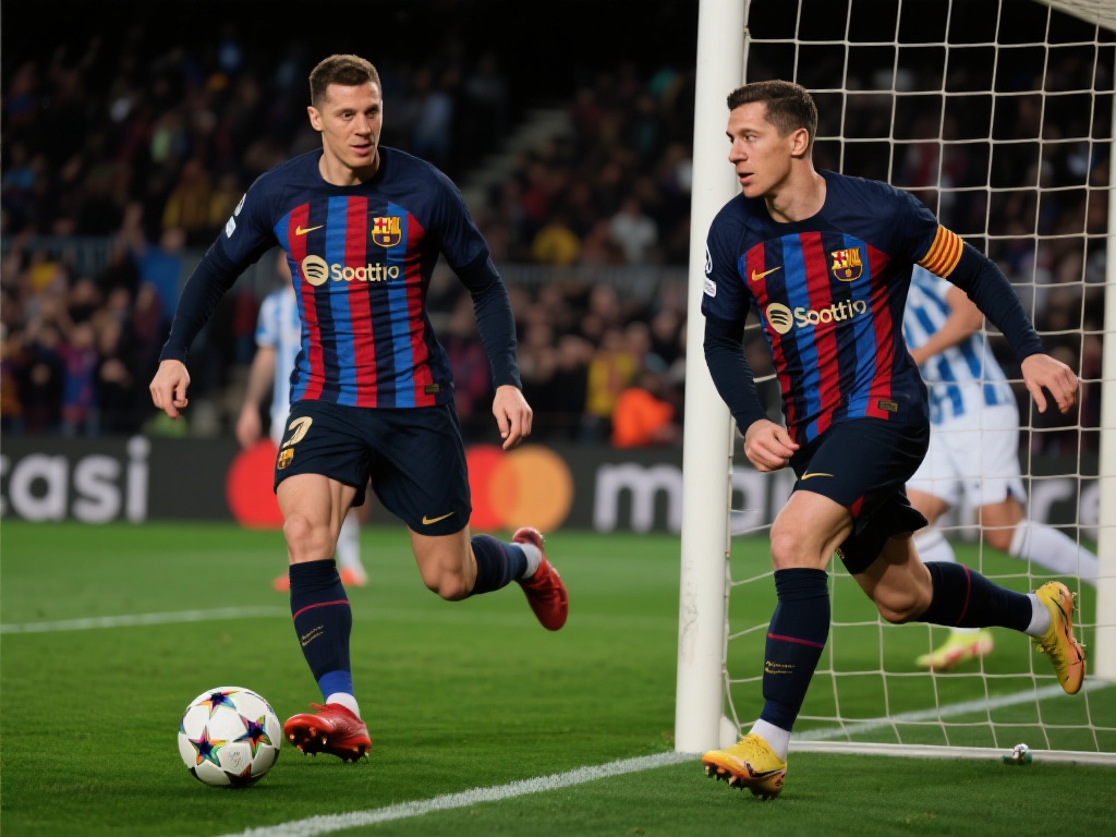 西甲:巴萨4-1大胜赫罗纳,莱万梅开二度,亚马尔逼出乌龙 这场比赛中,莱万多夫斯基无疑是巴萨的绝对