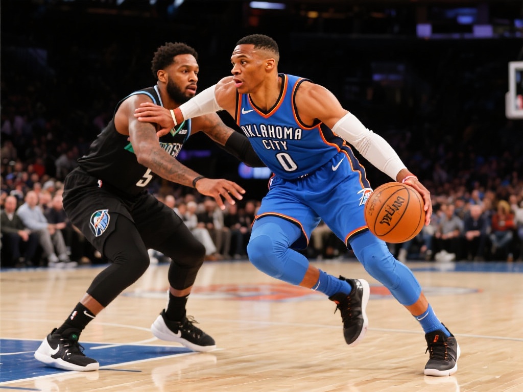 威少今日5抢断爆发,刷新本赛季个人单场纪录 威少本赛季已经多次展现出他在防守端的侵略