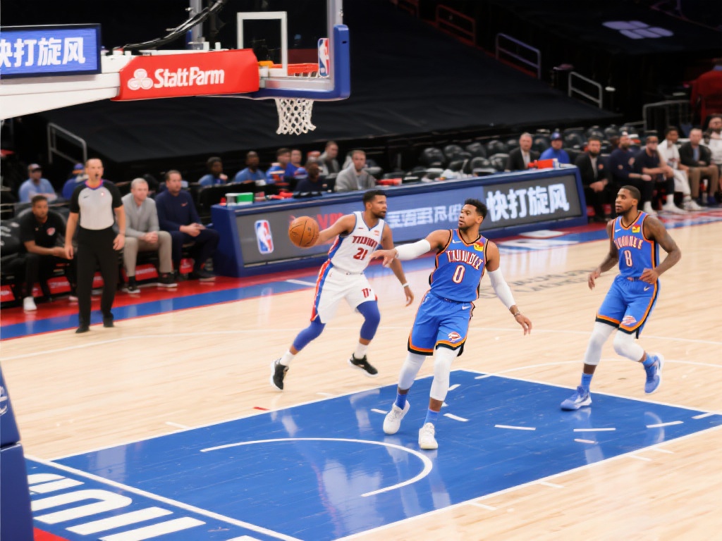 杰威跳投助攻雷霆三少共砍20+力压活塞领先9分 除了球员的个人能力和默契配合,雷霆队的整