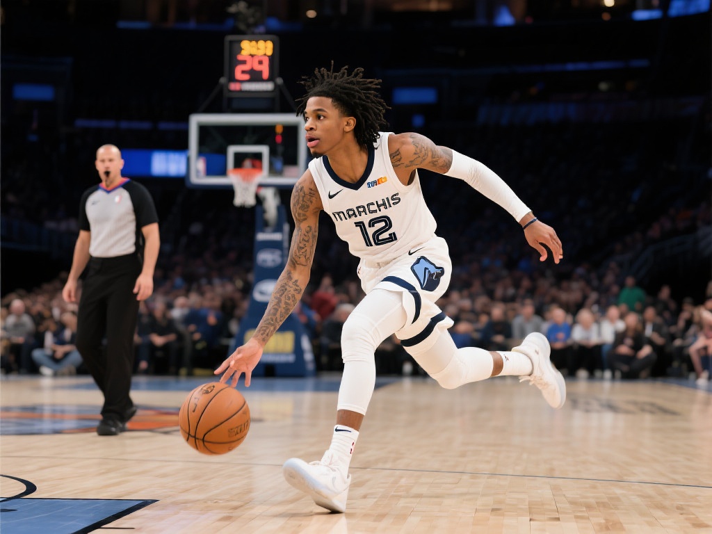 NBA官推热议:莫兰特压哨绝杀扛旗取胜 莫兰特独特的打法不仅让人想起艾弗森般的疯